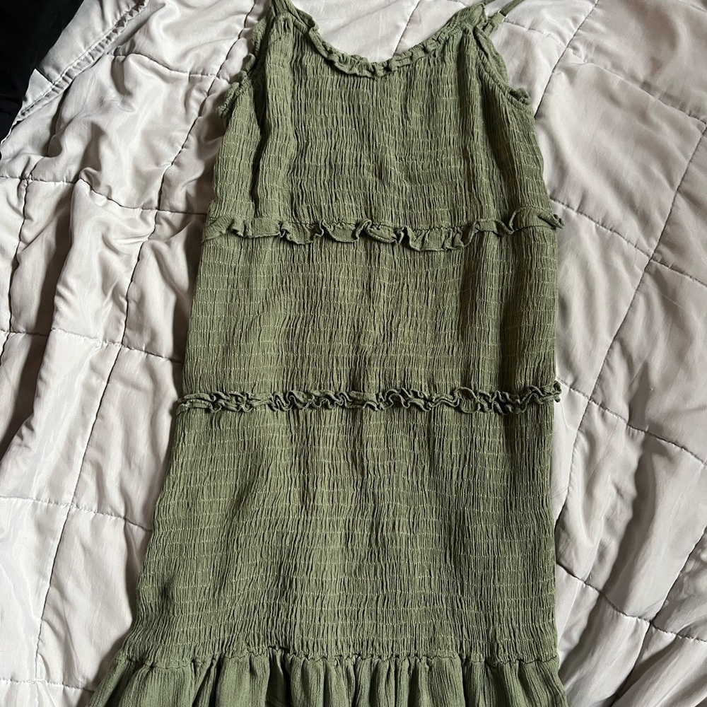 Jessica Simpson Olive Green Mini Dress